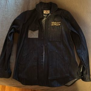 Stock brand denim men’s shirt jacket size medium